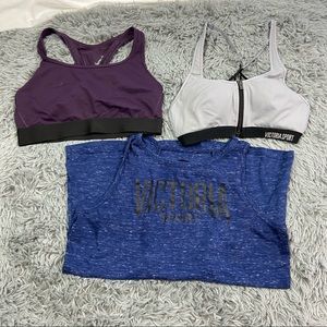Victoria's Secret Sport bra and top bundle 34B / M